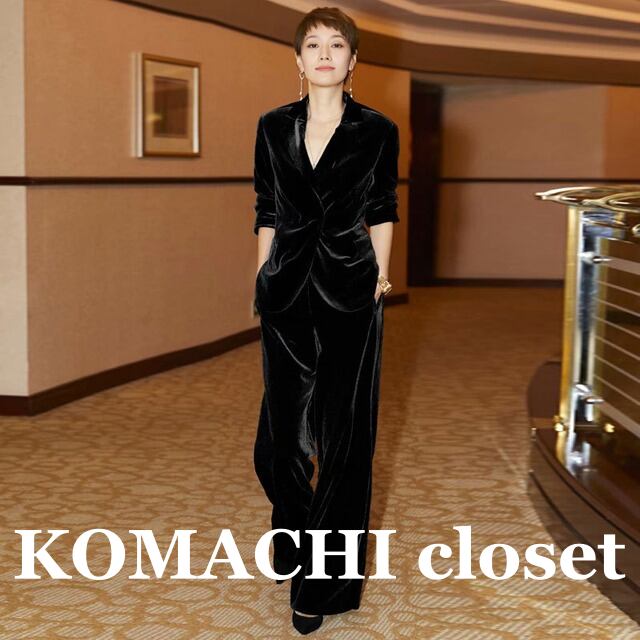 【送料無料】 ベロアパンツスーツ ベロアセットアップ ジャケット パンツ 長袖 襟付き ベロア ハイウエスト スリム 細身 2点セット 上下セット 韓国 レディース かわいい 可愛い 大人可愛い 大人女子 きれいめ カジュアル 大人 気品 上品 おしゃれ お洒落 こなれ感 きちんと 大人女子 レトロ シック エレガント フェミニン S M L XL ブラック 冬 オルチャン 20代 30代 40代 OL お呼ばれ 通勤 女子会 デート レストラン コーデ トレンド インスタ映え 脚長