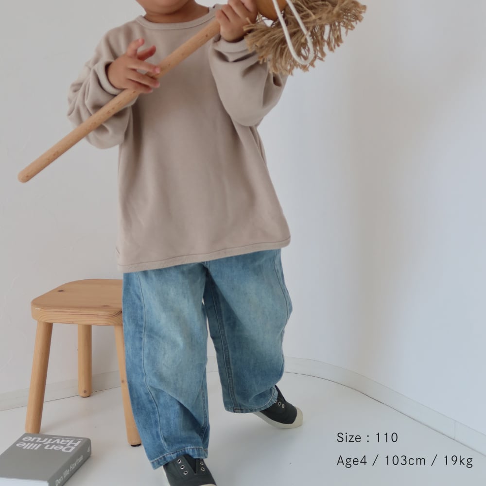 vintageデニムパンツ | 韓国子供服 Bisque -びすく-