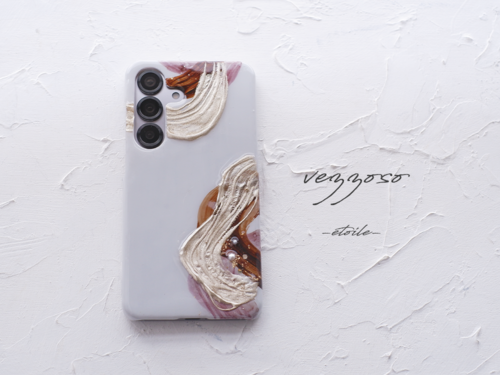 #vezzoso　ハンドペイントのスマホケース（iPhone / Android)