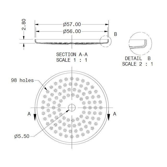 シャワースクリーン ● IMS Competition ランチリオ用 200µM