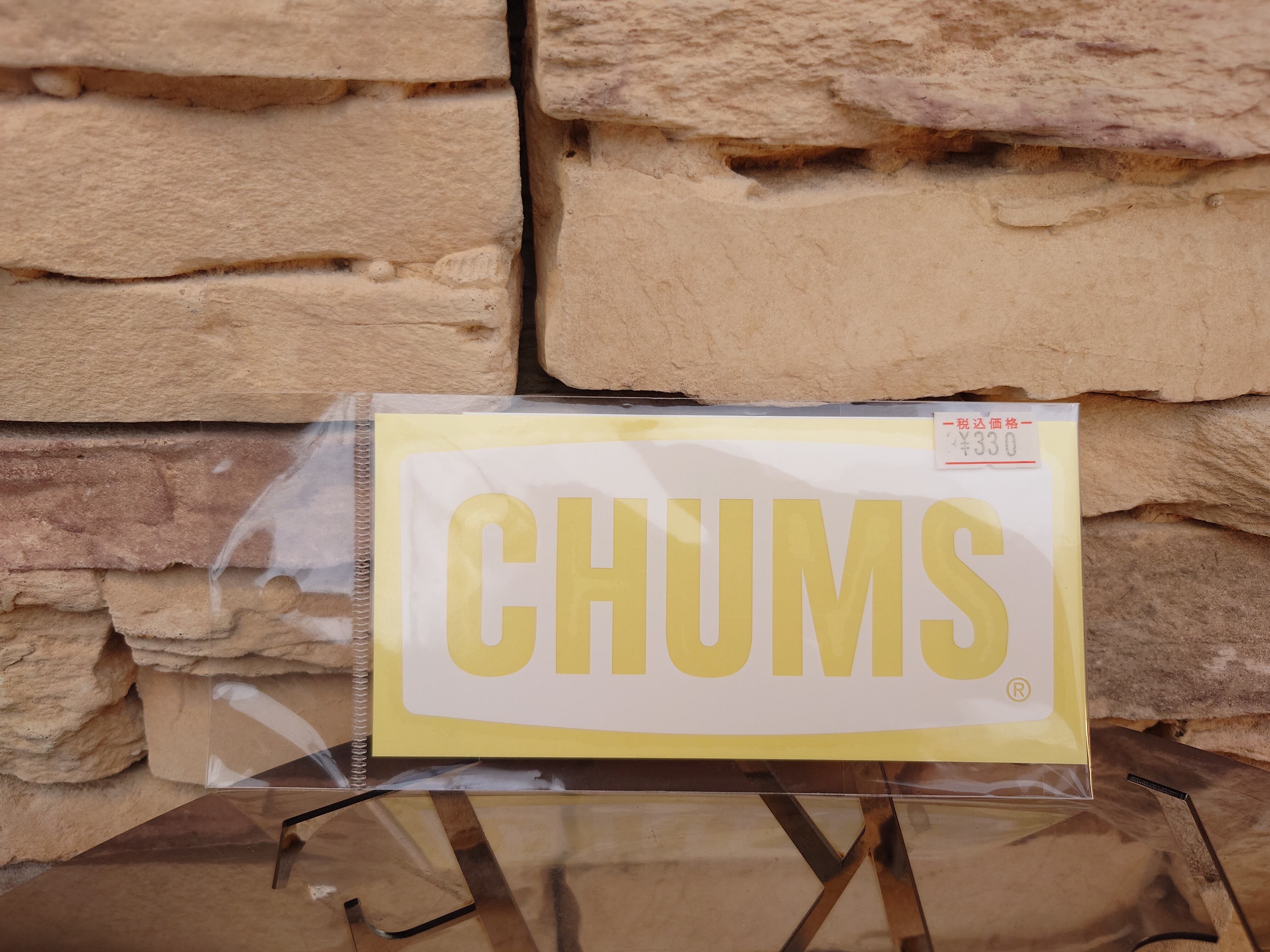 【CHUMSチャムス】カッティングシートチャムスロゴS(ステッカー|ワッペン)