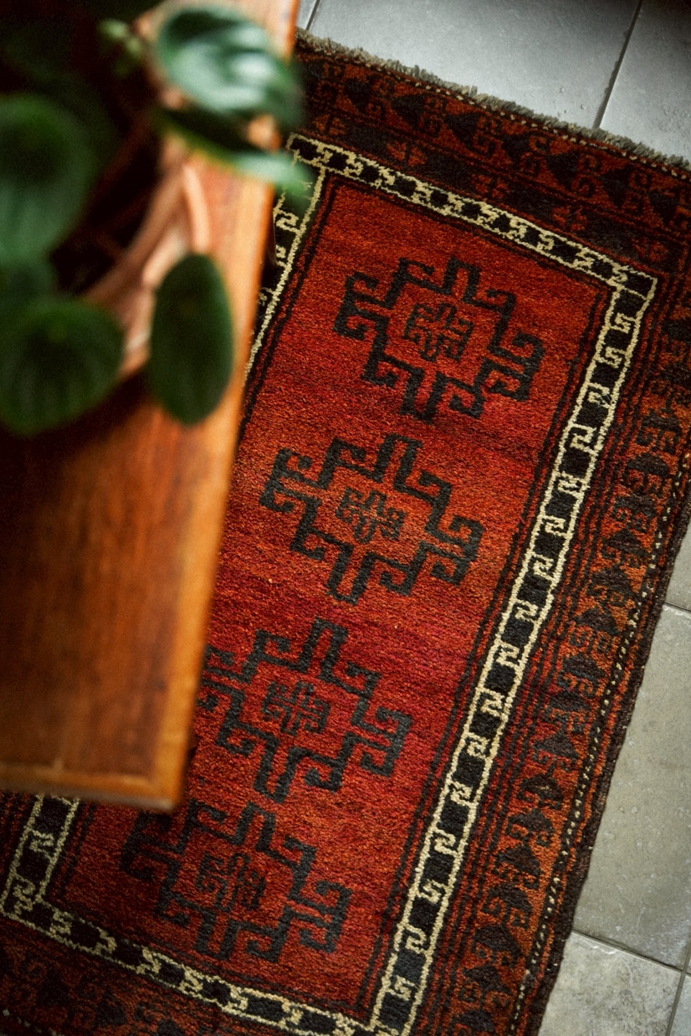 1888-Vintage Baluch rug | 手織りのヴィンテージラグ専門店 | Bahr