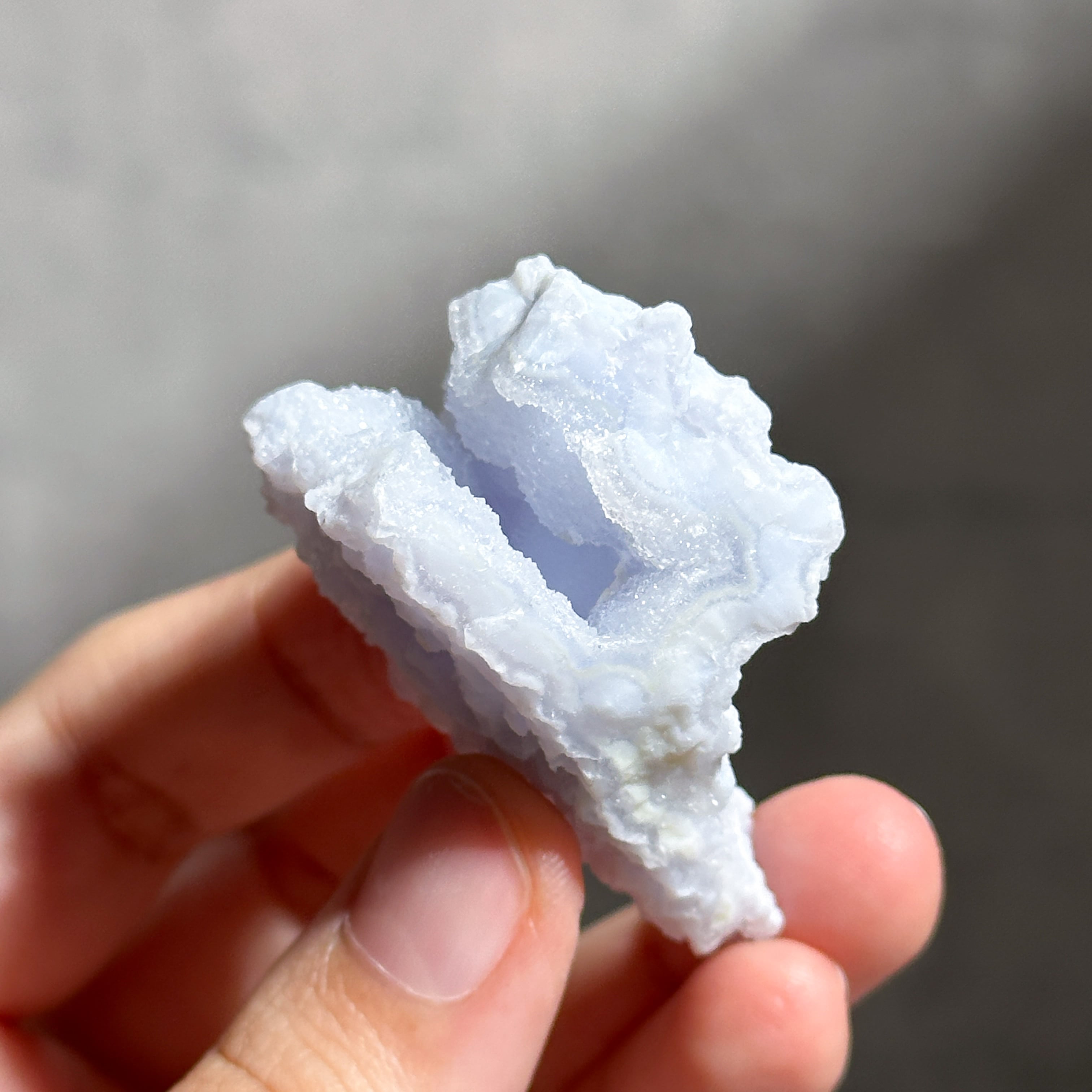 ブルーカルセドニー 原石14◇ Blue Chalcedony ◇天然石・鉱物