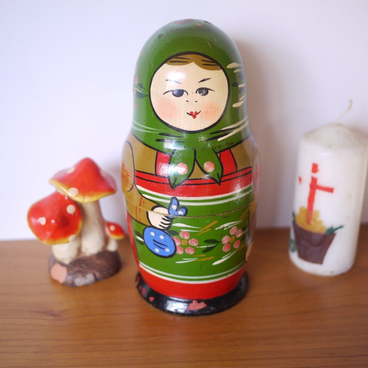 マトリョーシカ1個 農婦 セルギエフ・ポサード ロシアUSSR