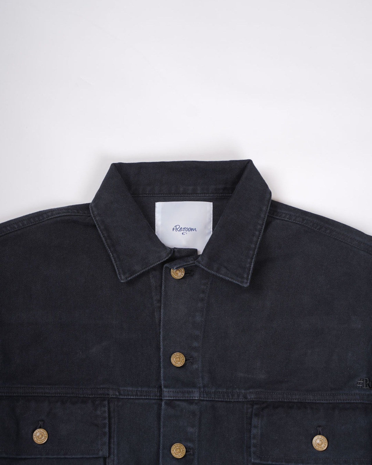 【#Re:room】WASHED VINTAGE BACK FLOWER JACKET［REJ151］