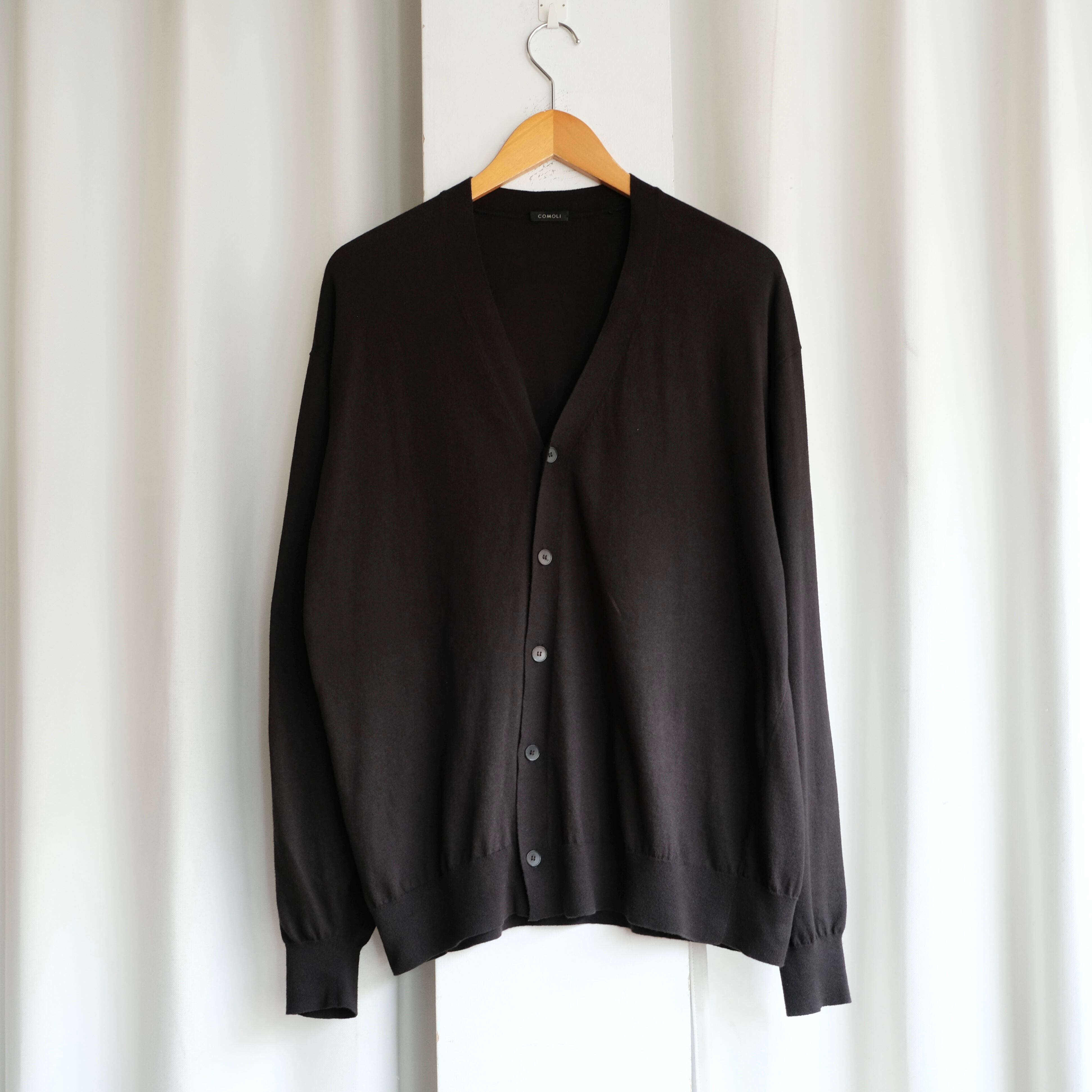 24ss COMOLI コモリ COTTON V NECK CARDIGAN COMOLI COTTON V-NECK CARDIGAN | safarionline