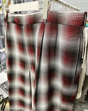 90's SHADOW CHECK SLACKS