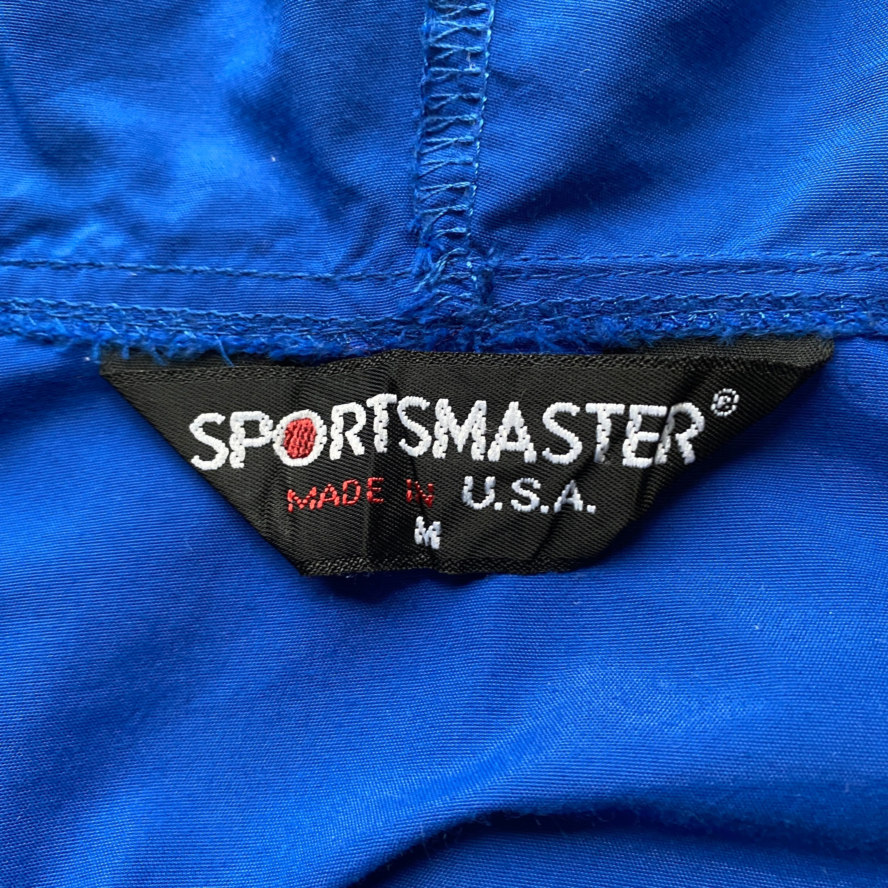 Sportsmaster　USA製　ナイロンジャケット　プルオーバーハーフジップ