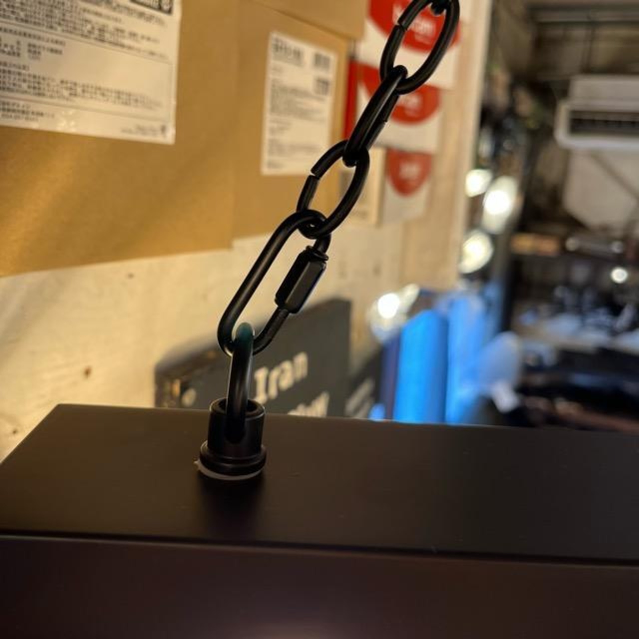 ウォルナットシリンダーランプ