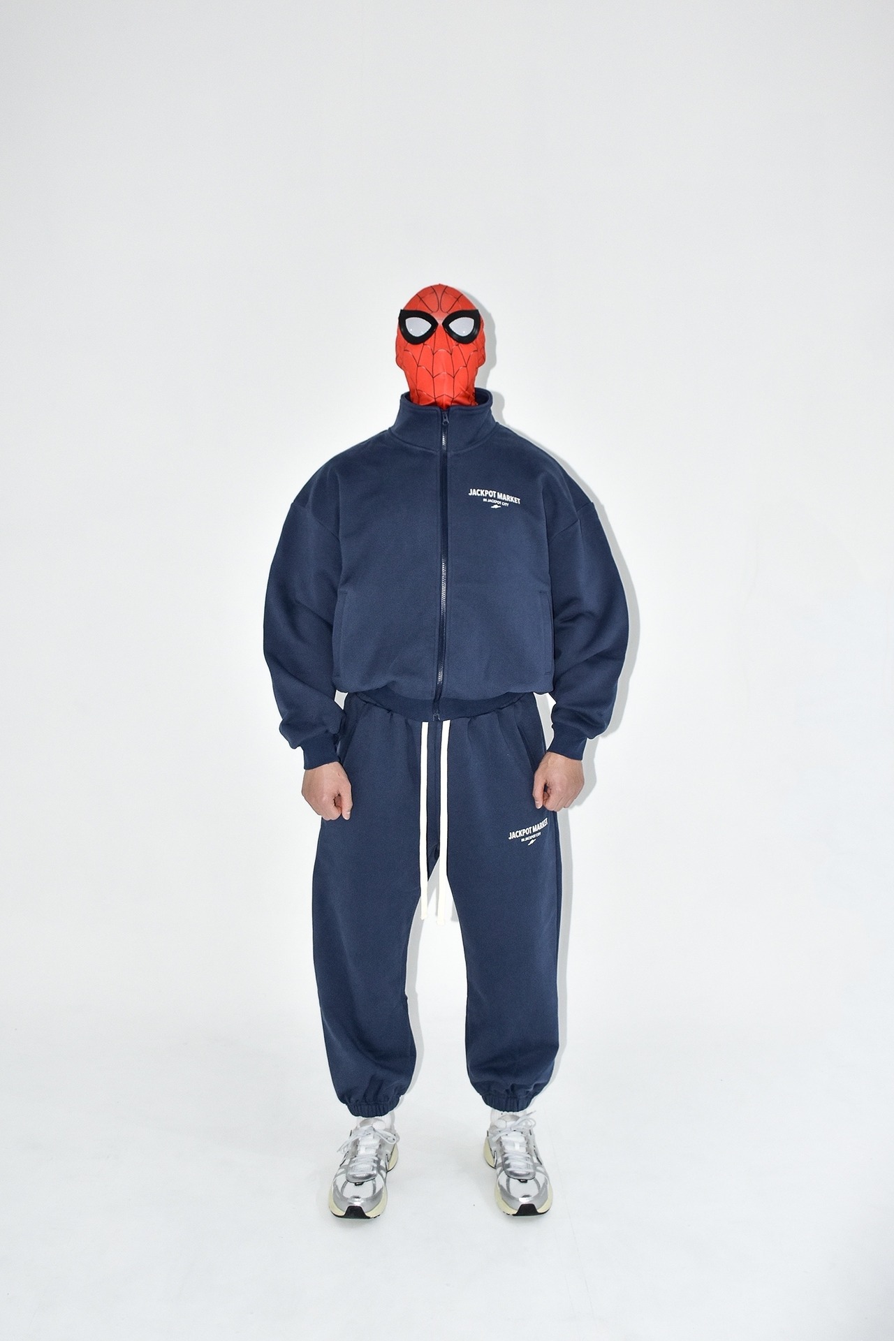 スウェットロングパンツ3 ネイビー