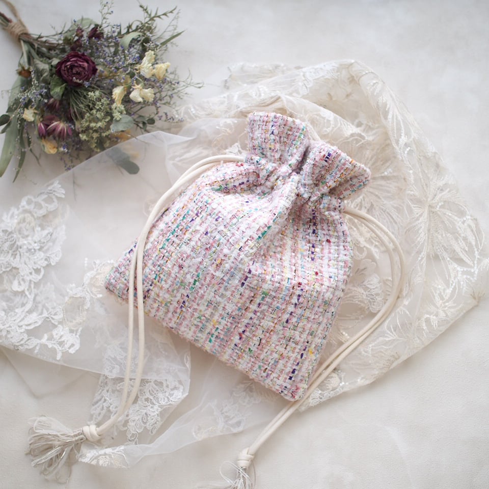 【美品】セプトワール  巾着バッグ Valérie Round mini巾着 | SEPTOILE セプトワール