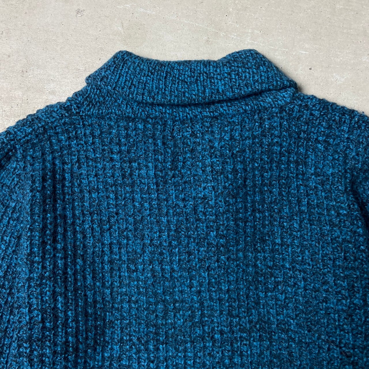 80年代 Woolrich ウールリッチ ショールカラー ウールニットセーター