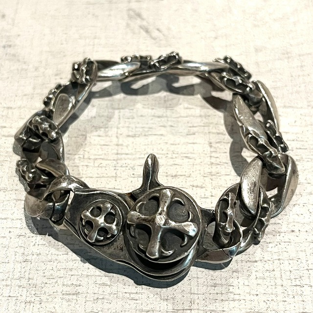 S.STEEL HARDWARE DESIGN BRACELET/シルバー/ブレスレット 