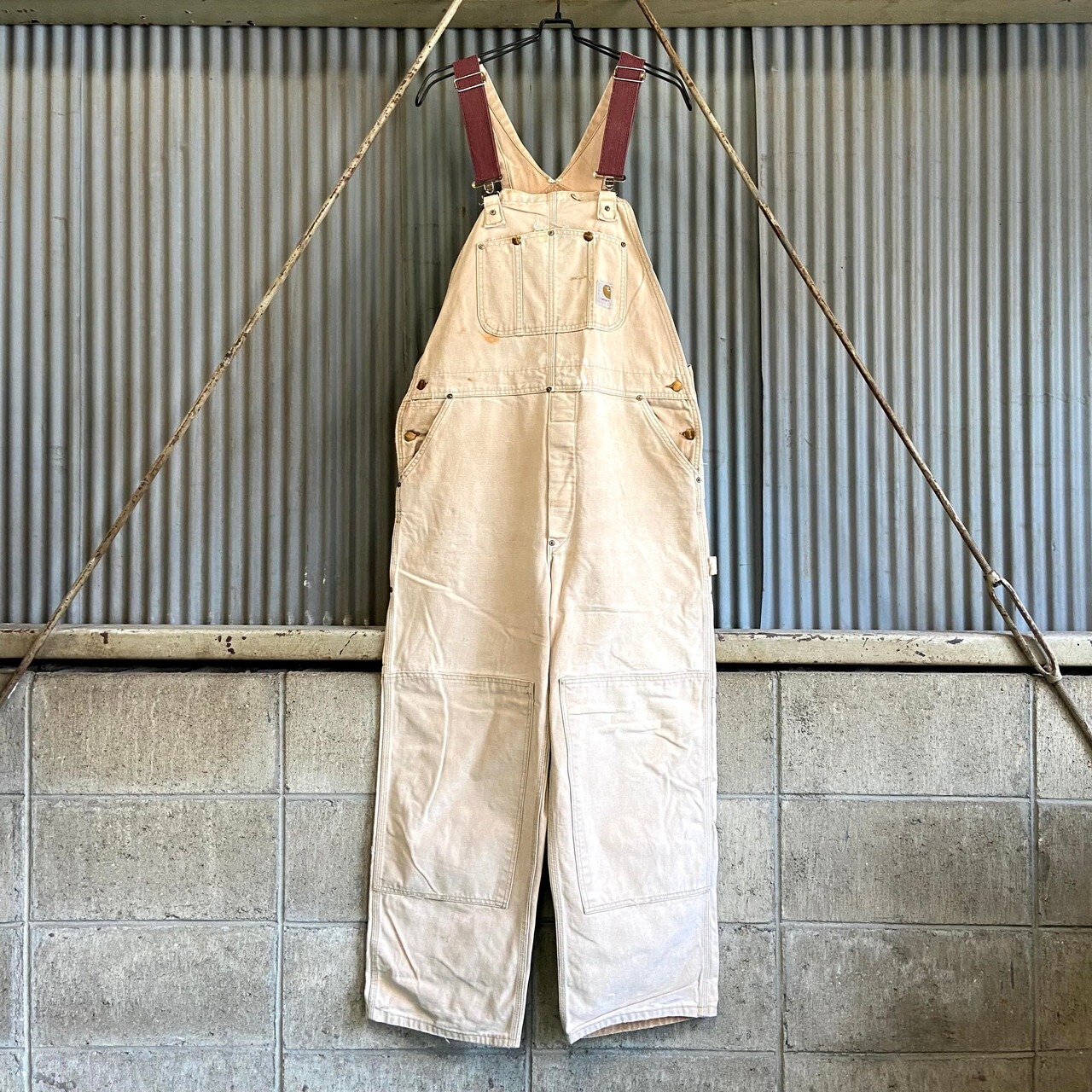 USA製 カーハート ダブルニー オーバーオール ビッグサイズ（Carhartt 