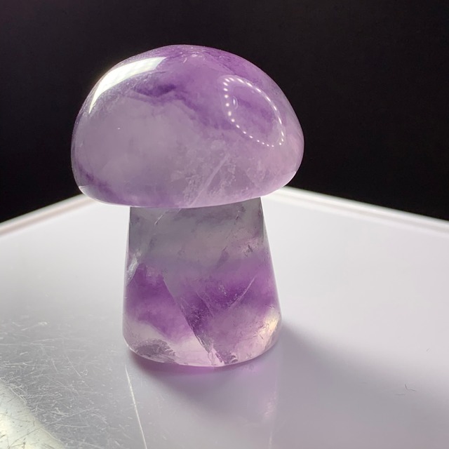 20.透明度有り✩キノコフローライト置物