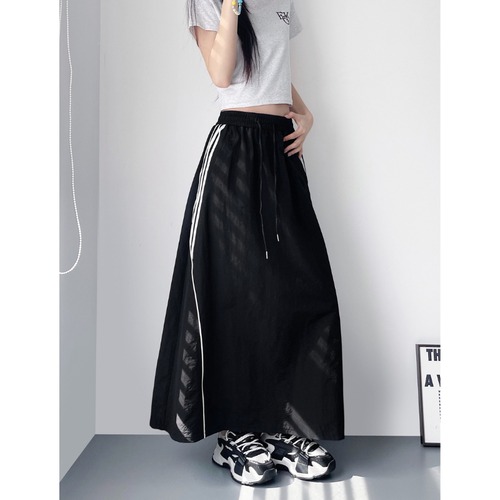 side line long skirt　10976