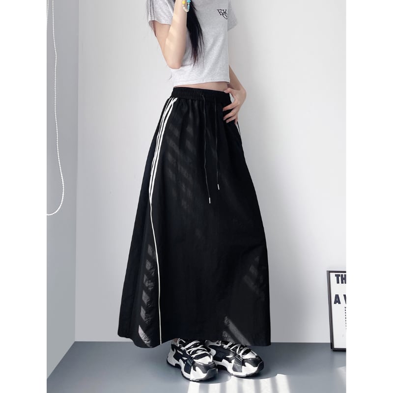 side line long skirt 10976