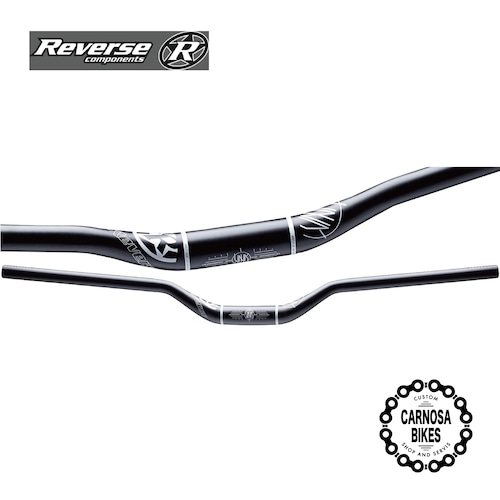 【Reverse Components】Nico Vink ハンドルバー Φ31.8mm Black/White