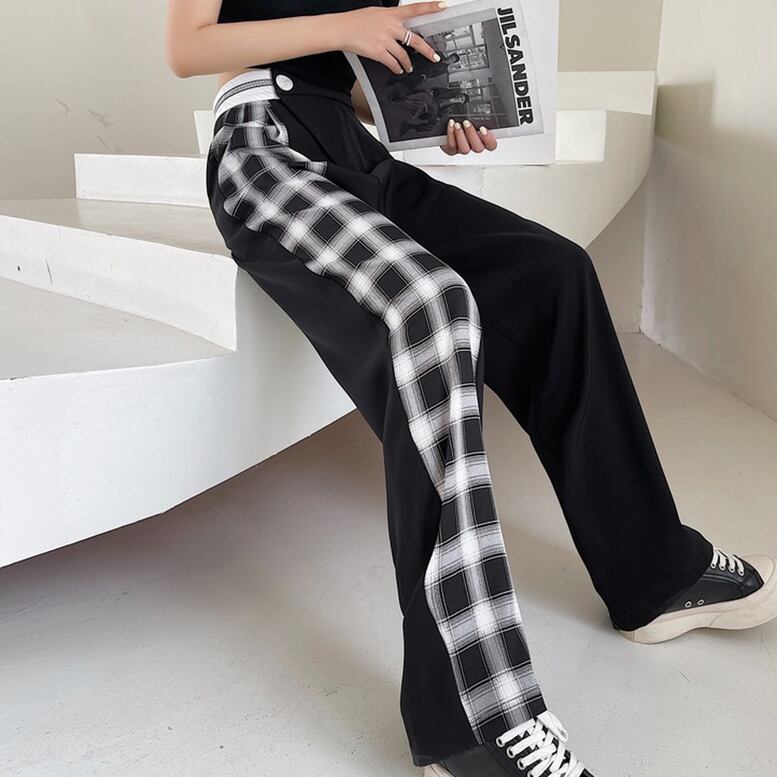 2023年製【ブラックコムデギャルソン】クロップド テーパードパンツ 黒L