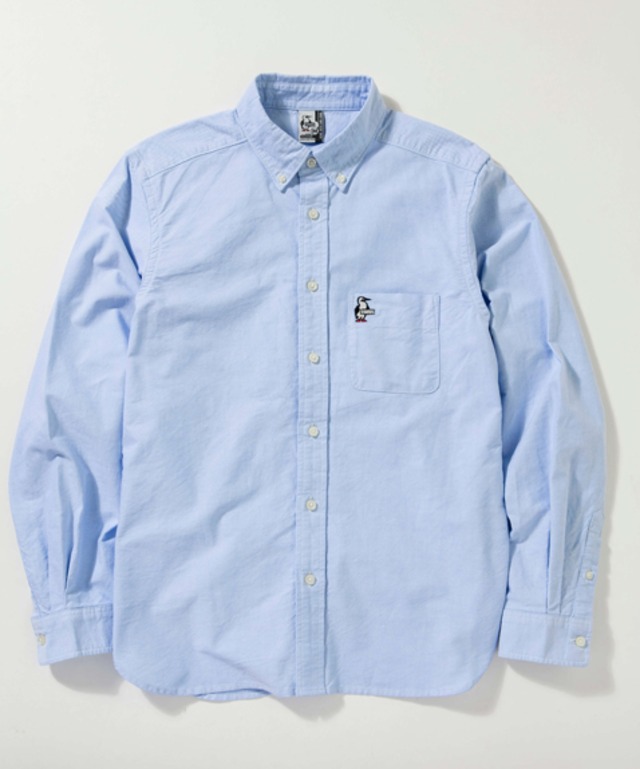 CHUMS (チャムス) OX Shirt (オックスシャツ) Blue Booby (ブルーブービー) CH02-1150長袖シャツ