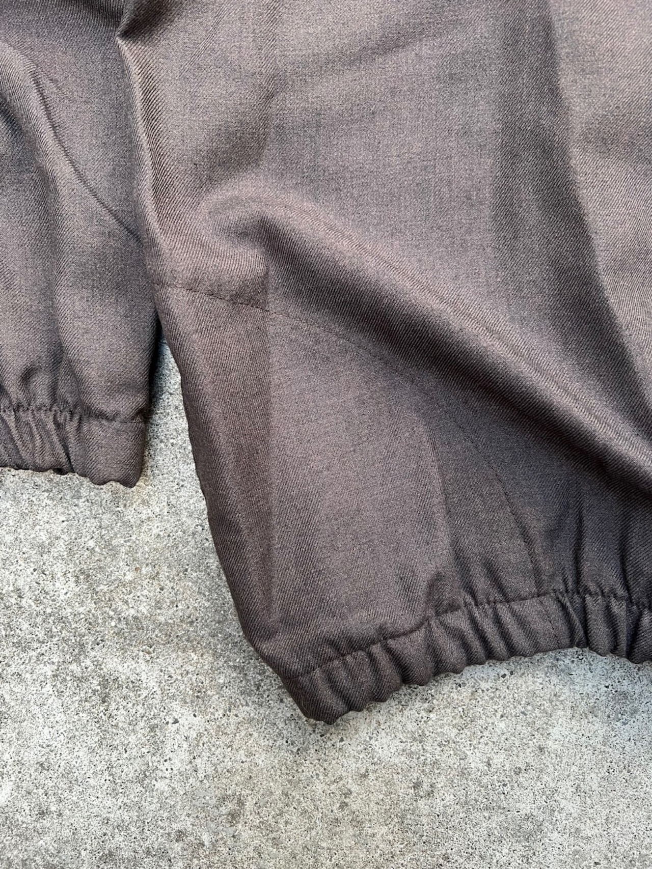 "Made In USA" Brown Zip Jacket