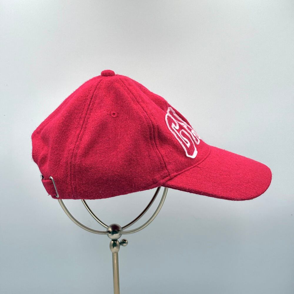 10s GAP ギャップ ビッグロゴ刺繍 ウールブレンド フェルト 6パネル