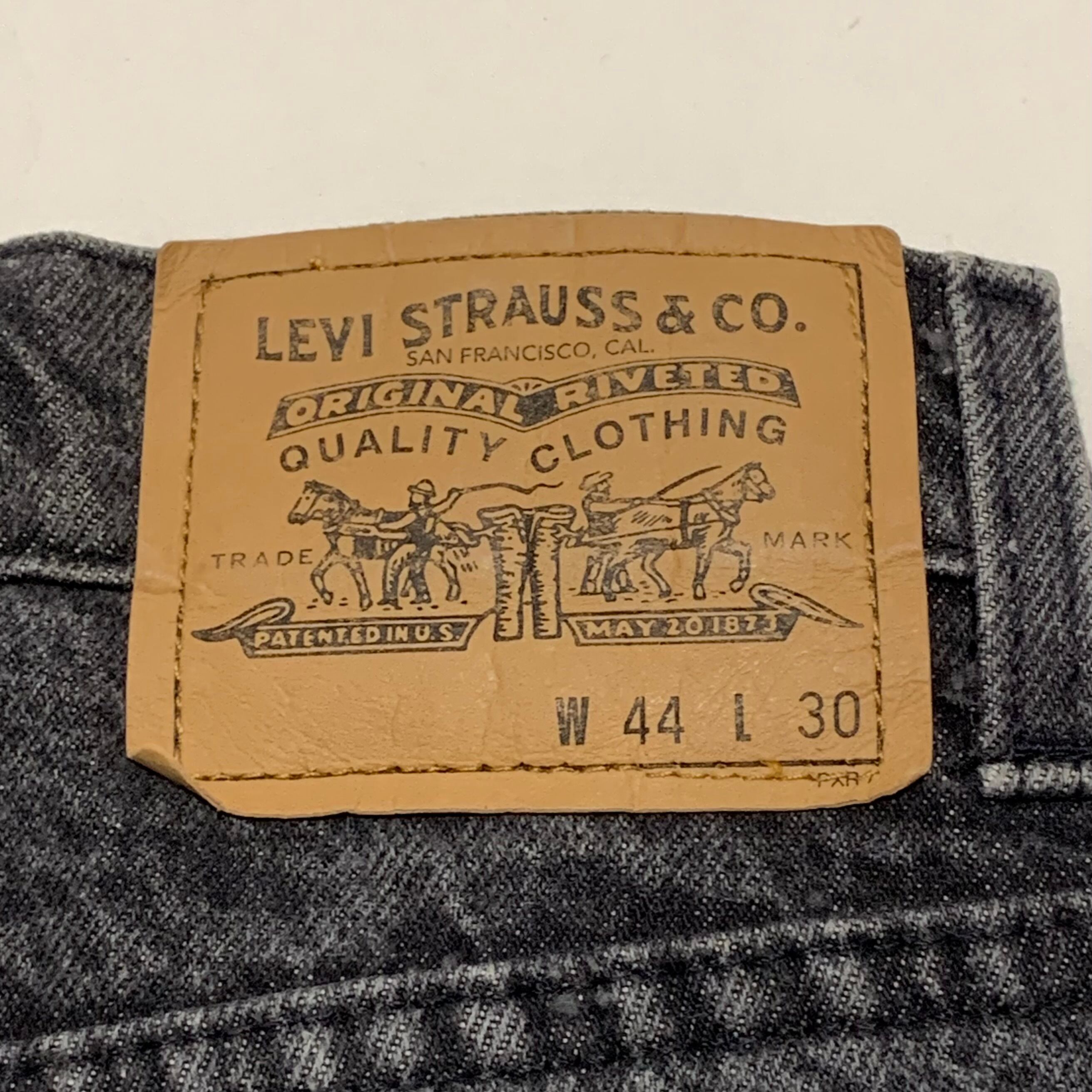 7922 リーバイス 549 ブラックデニム USA製 先染め W32 | San Fernando