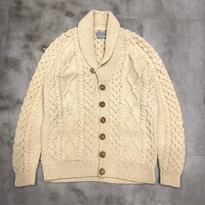 INVERALLAN  6A COTTON SHAWL COLLAR CARDIGAN