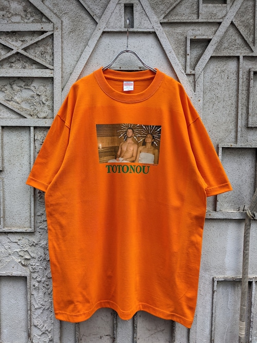 "深緑" original TOTONOU TEE / ORANGE