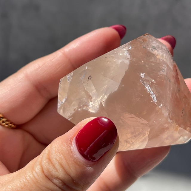 ブラジル・バイーア州産【ゴールデンヒーラー＆ローズクォーツ】フリーフォーム ⑩ 鉱物 天然石 パワーストーン