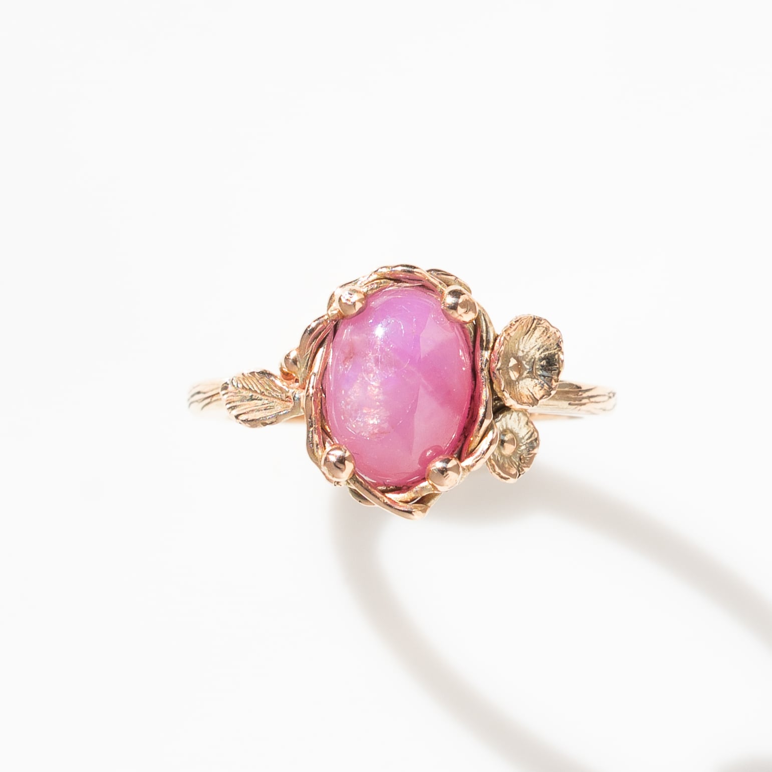 ピンクサファイア(K10リング)