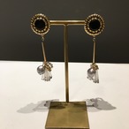 ヴィンテージボタンイヤリング