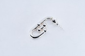 PI-015 BP Chain link earring ( cross)