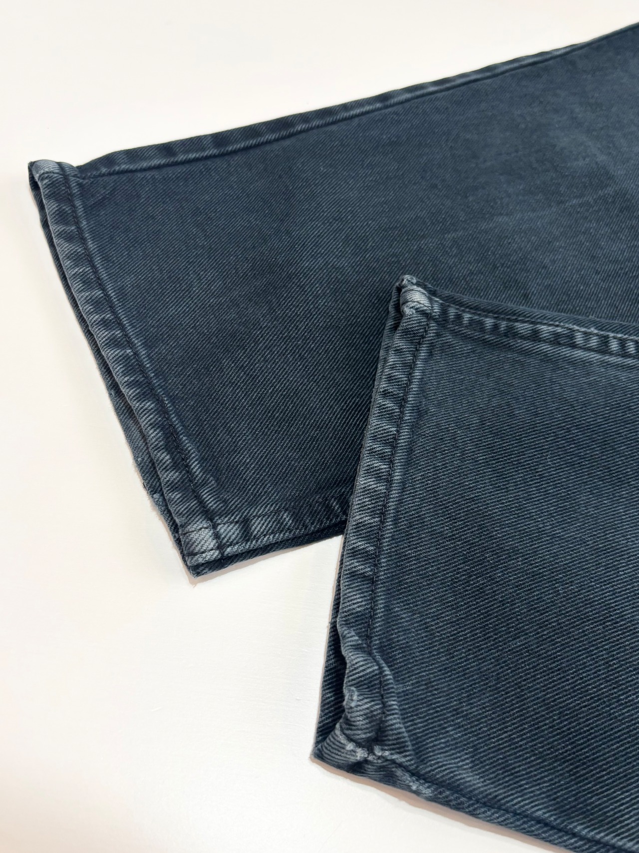 90s Levi’s SILVER TAB "BAGGY" BLACK DENIM PANTS MADE IN USA Size W34L32→W33L32