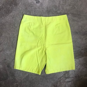 60's green short pants