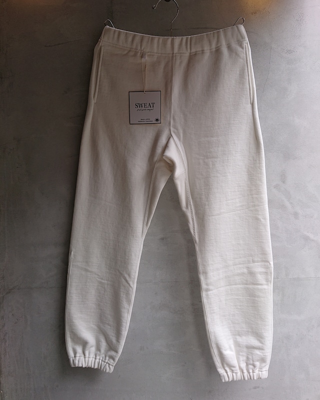 WASEW "TOUGH BRAIDED SWEAT PANTS" White Color