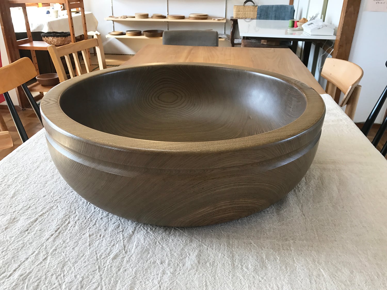 春楡埋木特大 こね鉢 | 工房 十勝の木のうつわ web shop