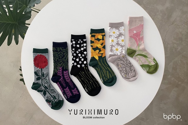 【YURI HIMURO】氷室友里 SOCKS CALLA  カラー ソックス