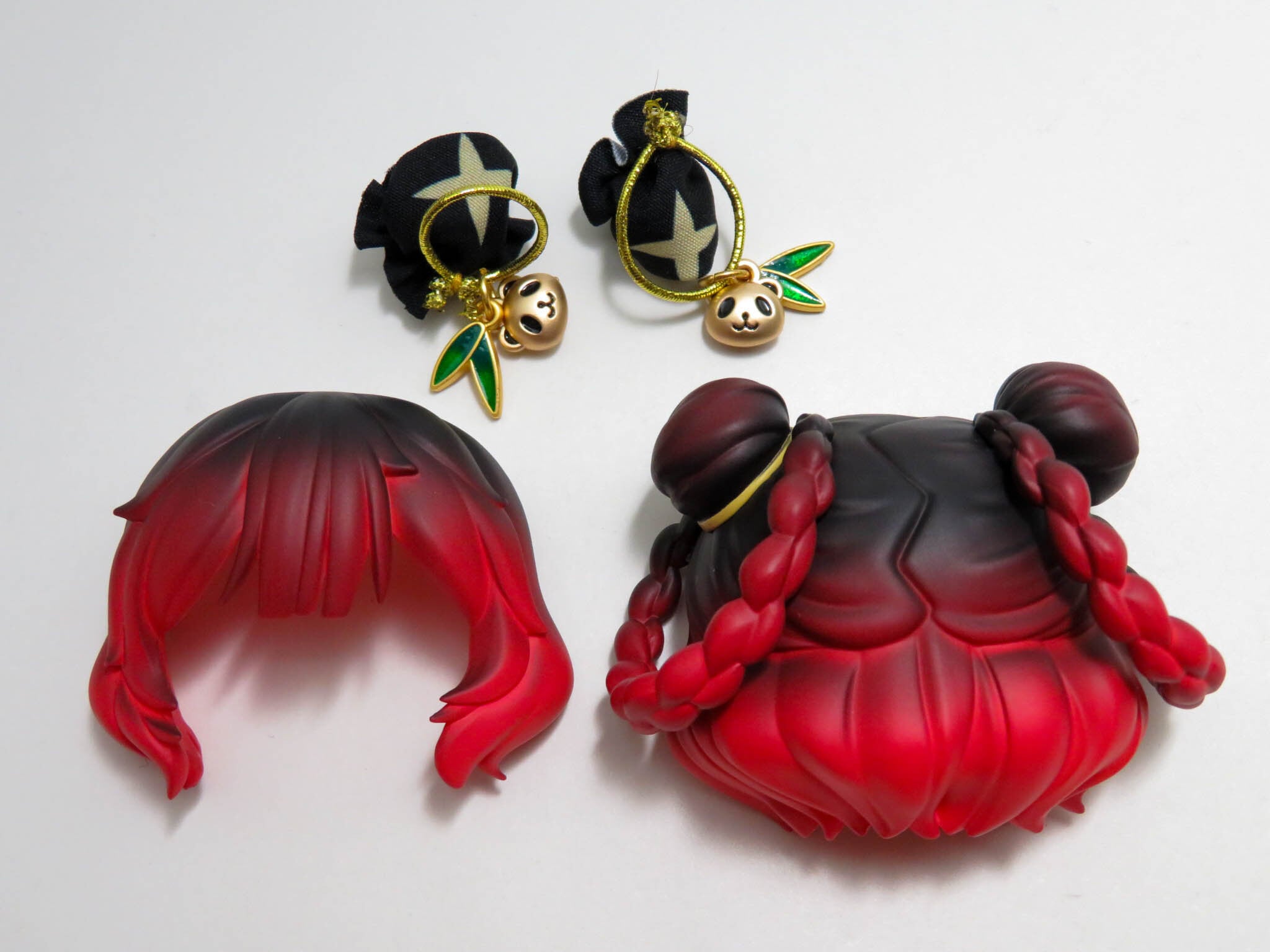 ねんどろいどどーる ヴァンパイア ミラ 髪パーツ おだんごヘアー 白髪