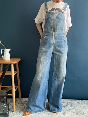 【送料無料】70's-80's Denim jump suit