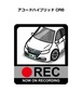 ホンダ アコードハイブリッド CR6 ボディ25色設定 ドラレコRECステッカー