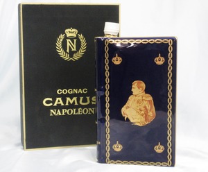 CAMUS NAPOLEON COGNAC 【ブランデー】  カミュ ナポレオン ブック ネイビー 陶器ボトル