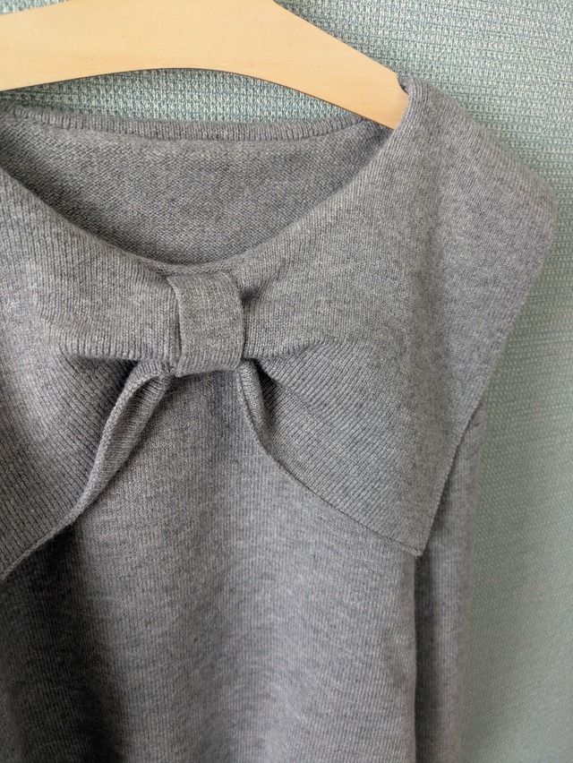 【即納/ﾗｽﾄ1枚110】ribon collar tops