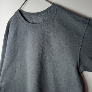 フルーツオブザルーム　クルーネック　スウェット　トレーナー　無地　グレー　M