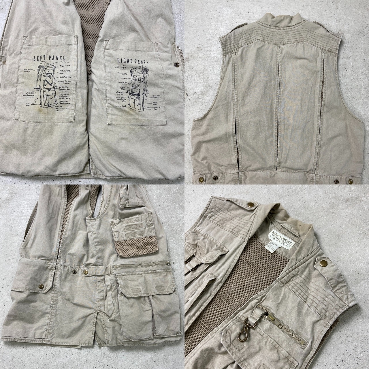 80年代 BANANA REPUBLIC バナナリパブリック バナリパ 多ポケット 
