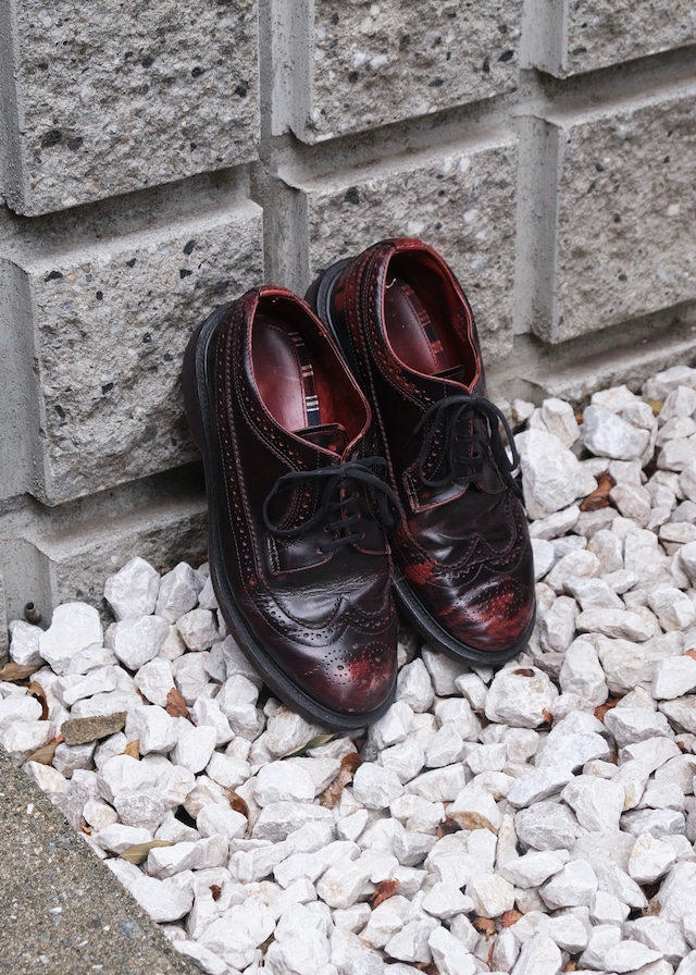 Dr.Martens wing tip leather shoes "Made in ENGLAND"