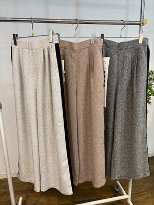 priority サイドラインツイードタックパンツ　61016