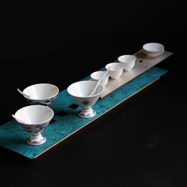 古染松竹梅プラチナ彩　デザートC/S