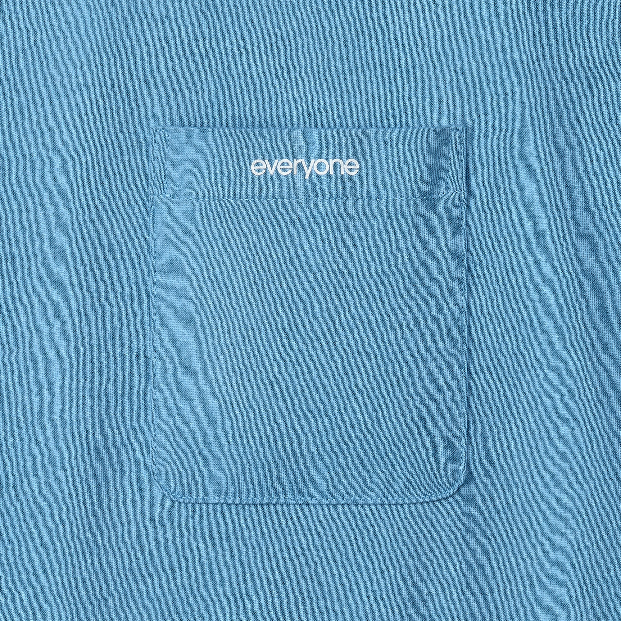 everyone pocket tee shirt (BLUE) | everyone