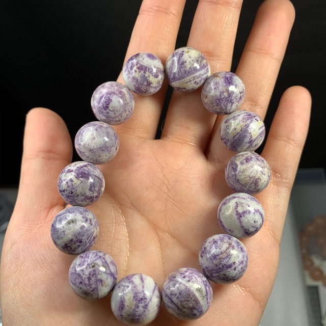 b134 希少な大玉★大玉ティファニーストーンブレスレット